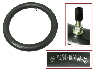 Duše zesílená 19" (pro zadní kolo / ventilek TR4 / síla stěny 3,00mm)