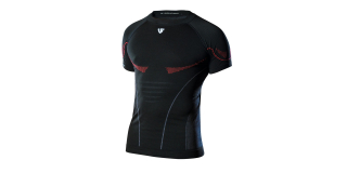 termotriko s krátkým rukávem Hero Short sleeve - light, UNDERSHIELD (černá)