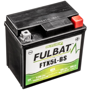 Motocyklová baterie FULBAT FTX5L-BS GEL (YTX5L-BS)