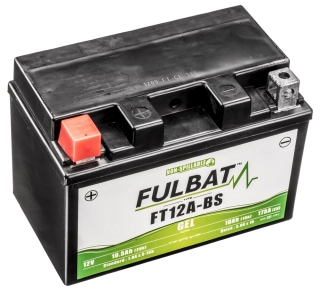 Motocyklová baterie FULBAT FT12A-BS GEL (YT12A-BS)