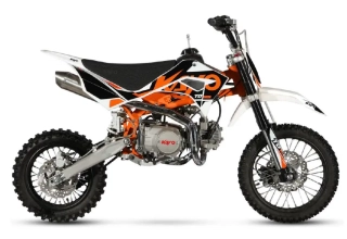 KAYO pitbike TD 125 14"/12" černo-oranžovo-bílá