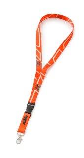 KTM šňůrka na klíče TEAM LANYARD orange