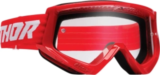 Moto brýle THOR Combat Racer Goggle RD/WH červená