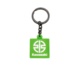 Kawasaki přívěšek na klíče s logem River Mark zelený