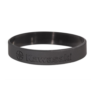 KAWASAKI Silikonový náramek černý