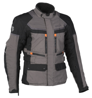 MBW Pánská textilní moto bunda Adventure EVO oranžová 