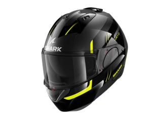 SHARK Překlopná moto přilba EVO ES KRYD black/yellow