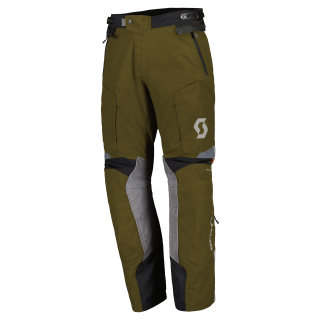 SCOTT Pánské textilní moto kalhoty DUALRAID DRYO earth brown black 