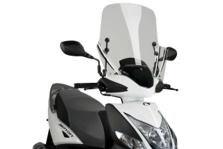 Plexi štít PUIG T.X. 20531W průhledná KYMCO Agility City+ 125/125i s držákem 
