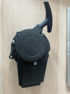 Ruční startovadlo hliníkové pro minibike a minicross černé