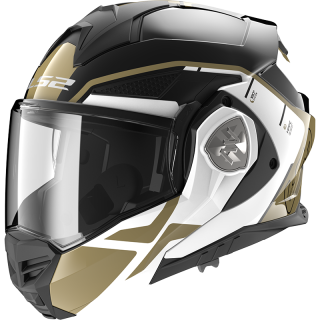 Přilba překlopná LS2 FF901 ADVANT X METRYK BLACK GOLD 