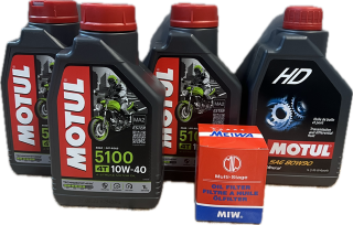 MOTUL Sada pro kompletní výměnu olejů CFMOTO X450/X520/X550/X600/X625, UTV625 STANDARD