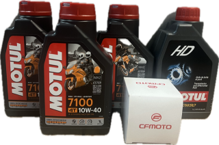 MOTUL Sada pro kompletní výměnu olejů CFMOTO X450/X520/X550/X600/X625, UTV625 PREMIUM