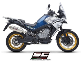SC-PROJECT Rally Raid titanový výfuk CFMoto 800MT (2022–2024)