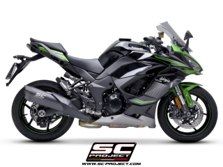 SC-PROJECT KAWASAKI NINJA 1000 SX (2021 - 2024) SC1-R titanový výfuk, matná černá
