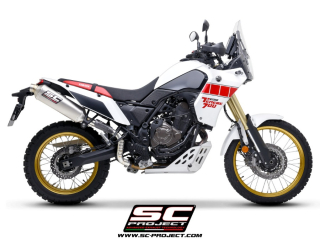 SC-PROJECT Rally Raid titanový výfuk E5+, horní uchycení YAMAHA TENERE 700 (2025)