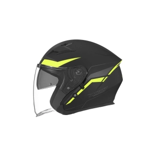 Přilba otevřená NOX N127 Late černo-žlutá