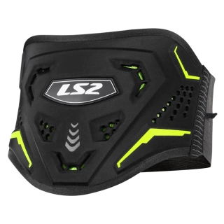 LS2 Ledvinovy pás KOKU KIDNEY BELT BLACK H-V YELLOW