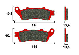 BREMBO brzdové destičky  07HO52SP Honda Gold Wing