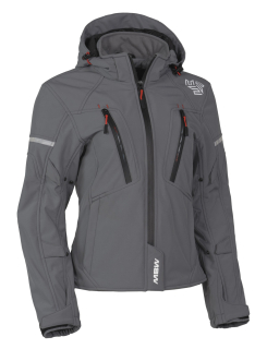 MBW Dámská softshell moto bunda HANA grey