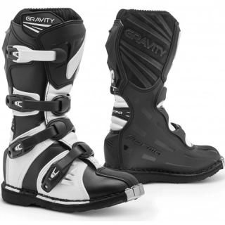 Dětské moto boty FORMA GRAVITY černo bílé