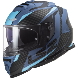 LS2 Integrální moto přilba FF800 STORM II RACER MATT BLUE