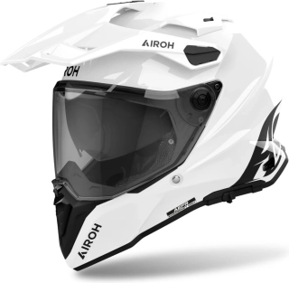 AIROH Enduro moto přilba COMMANDER 2 Color lesklá bílá