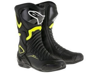 Moto boty ALPINESTARS SMX 6 černé/žluté fluo *