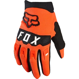 FOX dětské motokrosové rukavice Dirtpaw Fluo Orange