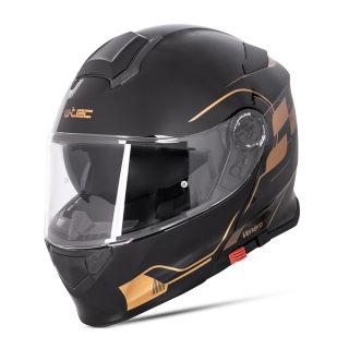 Přilba W-TEC výklopná Venero Black Gold 