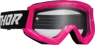 Moto brýle THOR Combat Racer Goggle FL PK/BK fluo růžová
