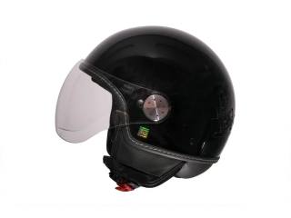 Přilba VESPA Visor 3.0 černá lesklá 