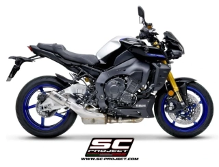 SC-PROJECT Titanový výfuk CR-T s mřížkou Stoneguard Yamaha MT-10 22-