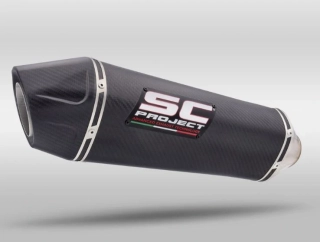 SC-PROJECT X-Plorer II carbonový výfuk Honda Transalp XL750 2023-