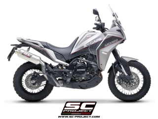 SC-PROJECT Rally Raid titanový výfuk, vysoká montáž Moto Morini X-Cape 2021-