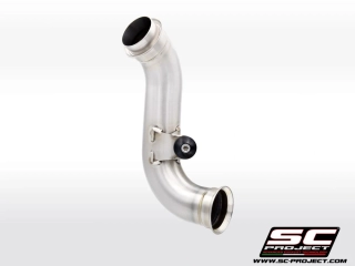 SC-PROJECT De-cat link trubka z nerezové oceli, kompatibilní se specifickou řadou SC-Project a OEM výfukem KTM 890 ADVENTURE 2021-2023