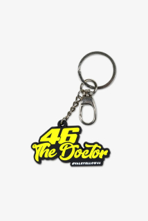 Gumová klíčenka - @VALEYELLOW46 THE DOCTOR
