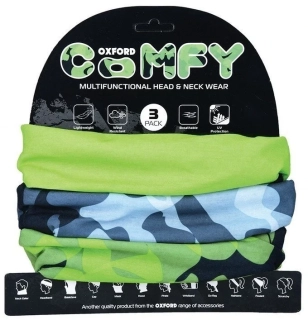Nákrčník Oxford Comfy 3-Pack Havoc Green
