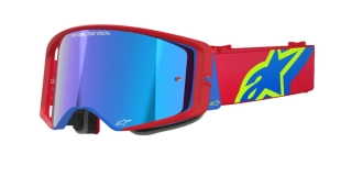 Alpinestars brýle SUPERTECH CORP, ALPINESTARS (červená/modrá, zrcadlové stříbrné plexi) 2025