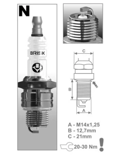 Zapalovací svíčka BRISK N11S