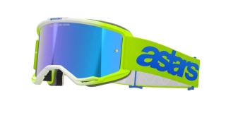Alpinestar brýle VISION 5 BLAZE, ALPINESTARS (žlutá fluo/modrá, zrcadlové modré plexi)