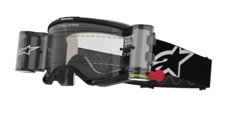 Alpinestars brýle VISION 5 CORP ROLL-OFF WIDE VISION, ALPINESTARS (černá, čiré plexi a roll-off systém)