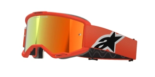 Alpinestars brýle VISION 5 CORP, ALPINESTARS (oranžová, zrcadlové červené plexi)