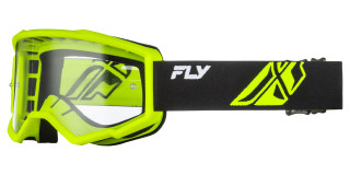 FLY RACING dětské brýle FOCUS černá/hi-vis