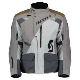 SCOTT Pánská textilní moto bunda DUALRAID DRYO JACKET black iron grey