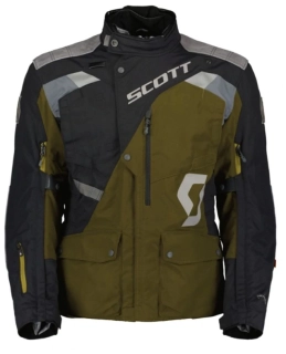 SCOTT Pánská textilní moto bunda Dualraid Dryo earth brow black 