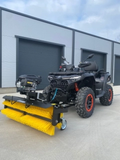 SHARK Profesionální rotační kartáč ke čtyřkolkám ATV a UTV, motor HONDA