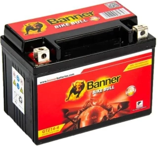 baterie gelová 12V, YTZ14S, YTZ14S-BS, 11Ah, 190A, BANNER Bike Bull GEL 151x87x110