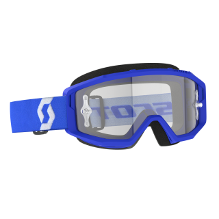 SCOTT Motokrosové brýle PRIMAL CLEAR blue white clear works