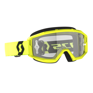 SCOTT Motokrosové brýle PRIMAL CLEAR yellow black clear works